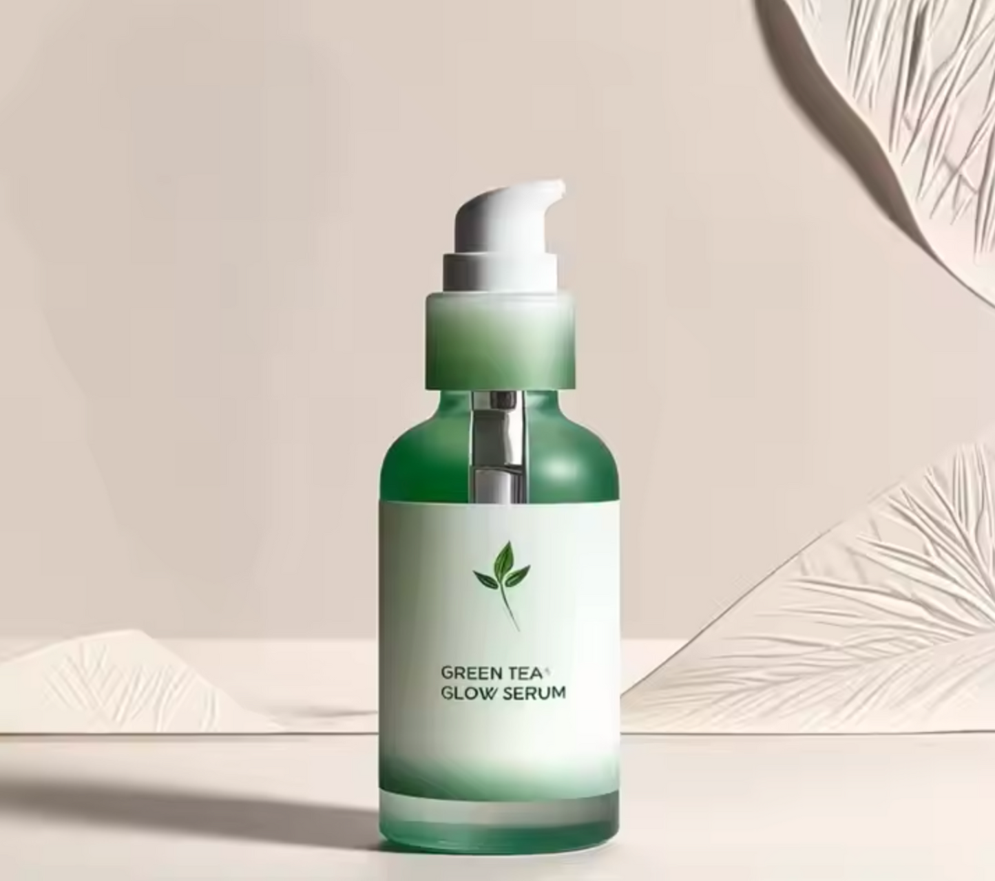 Customizable Green Tea Face Serum. Nourishing and Pore-Minimizing Serum for All Skin Types